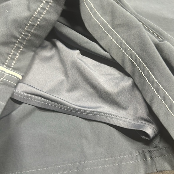 XXL swim shorts gray with white stitching - Picture 5 of 5